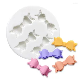 Moules de cuisson Bow Bowknot Silicone Moule Sugarcraft Chocolate Cupcake Resin Fondant Cake Decorating Tools