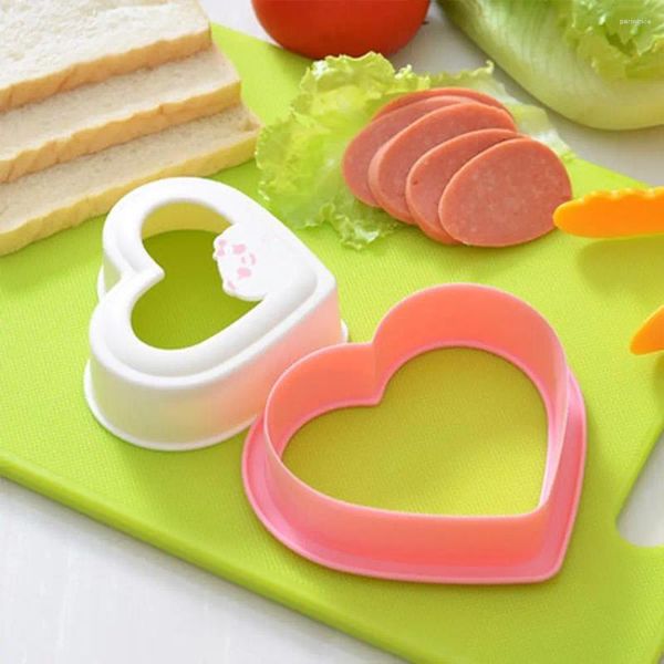 Moules à pâtisserie Break Breakfast Tool DIY OUTILS DE DÉCORATION LOVE LOVE COLET Sandwich Sandwich Cutter Toast Gake Moul Maker Moule