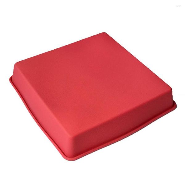 Moldes para hornear Cake Pan Tool DIY Mousse Pan Mold Antiadherente Cuadrado Silicona Cakes Arroz Crujiente Golosinas Y Lasagnas CakeTool