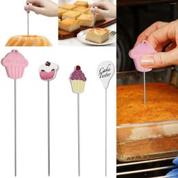 Moules de cuisson Cake Tester Basledless Steywer Cuisine de cuisine Pin de la sonde de cuisine réutilisable décorations en métal mangeables