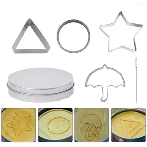 Moldes para hornear, moldes para galletas y dulces, kit de galletas Dalgona, fabricación de metales, azúcar, Navidad, calamar, panal coreano, Tooltinsneedle, juegos, prensado de pasteles