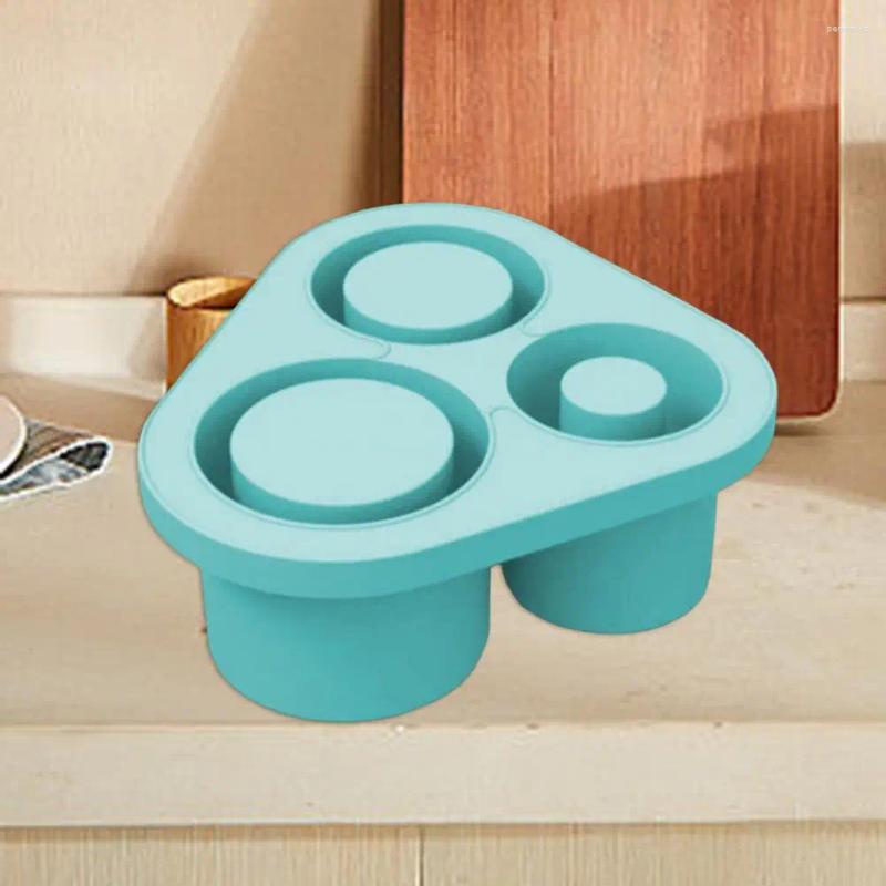 Baking Moulds Cocktail Glass Ice Maker Food-grade Silicone Mold Cylinder With Lid For Tumbler Cup Freezer