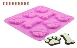 Bakvormen cooknbake siliconenvorm voor cake koekje patisserie honden snoep chocolade schimmel bot vorm hars ijs jello brood form6856757