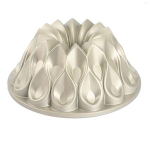 Moules de cuisson Couronne Pan Famille Parent-Enfant Gathering Cake DIY Moule Champagne Or 9.8X4 Pouces