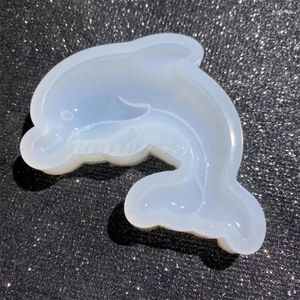 Moldes para hornear, molde de resina epoxi de cristal, colgante de delfín, molde de silicona para fundición, manualidades, herramientas para hacer joyas