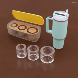 Moules de cuisson Cylindrique Ice Mold Tumbler Maker Silicone Cube Plateau avec couvercle pour gobelets Coupes de qualité alimentaire Boissons d'été 3