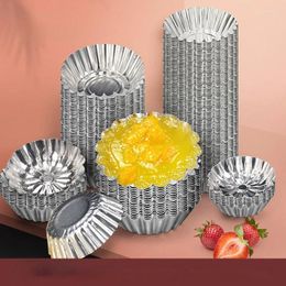 Bakvormen Wegwerp Chrysant Beker Eitaart Kom Taart Verdikte Aluminiumfolie Lade Gestoomd Tin Xiaolongbao