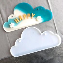 Moules de cuisson DIY Cloud Forme Résine Crystal Epoxy Porte de porte Plaque de moule Plaque indicateur