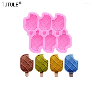 Moules de cuisson DIY Stick Ice Boucles d'oreilles Silicone Moule Bijoux Accessoires Argile Crème Chocolat Gâteau Décor Moules