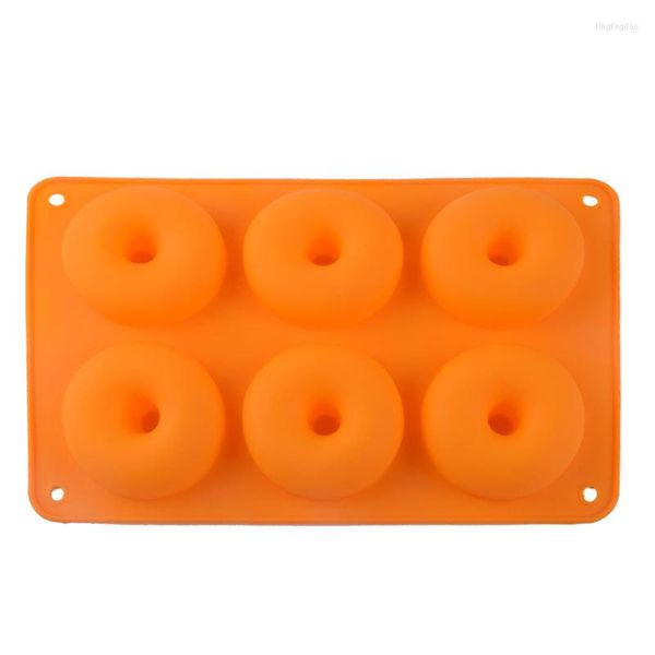 Moldes para hornear, molde para rosquillas, pastelería de Chocolate de silicona, bandeja antiadherente para pasteles, herramientas para hacer postres de rosquillas