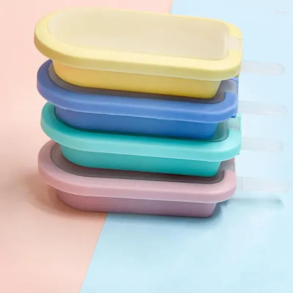 Moldes para hornear gadgets de cocina fácil de limpiar de helado Mold Silicone Home Box Demold