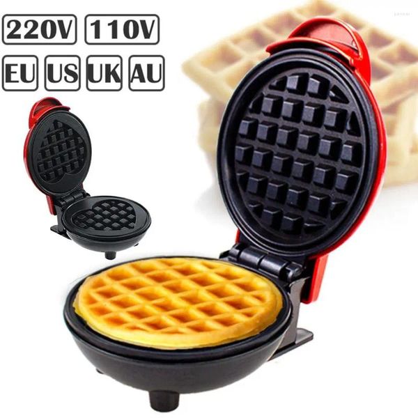 Moules de cuisson électrique Mini Waffle Maker Breakfast Machine Pot Bubble Egg Cake Four Cuisine Cuisine