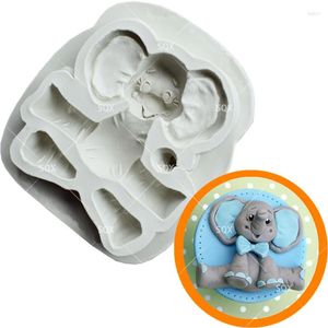 Bakvormen Olifant Fondant Cakevormen Moule Siliconen Decoreren Gereedschap Gebak Keuken Accessoires SQ16252