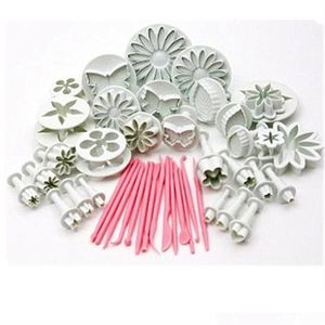 Bakvormen voedsel grade plastic cakebaktechtools mtiple suiker smelten cake mod koekjes embossing patroon dobbelsteen afdrukken gemengde kleur d dhrmh