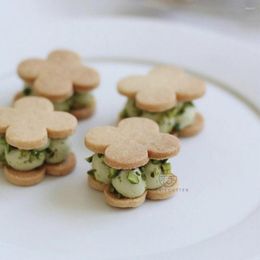 Moules de cuisson en forme de trèfle à quatre feuilles moule à biscuits bordure Sandwich Biscuit pâte à découper Dessert décoration outil accessoire de cuisine