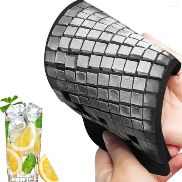 Moldes para hornear Fruta Coque Bebida Silicona Ambiental Grado alimenticio Máquina de hielo Mini cubos Bandeja de cubos Pequeño molde cuadrado