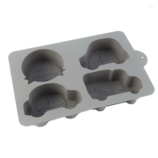 Moldes para hornear Molde de pastel de silicona de grado Durable DIY Molde de fondant Multi Formas Fácil de usar Material de postre