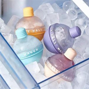 Bakvormen Grade Silicone Ice Ball Moulds Bolvorm Cube Maker Candy Color Bollen Mould Whiskey En Cocktail