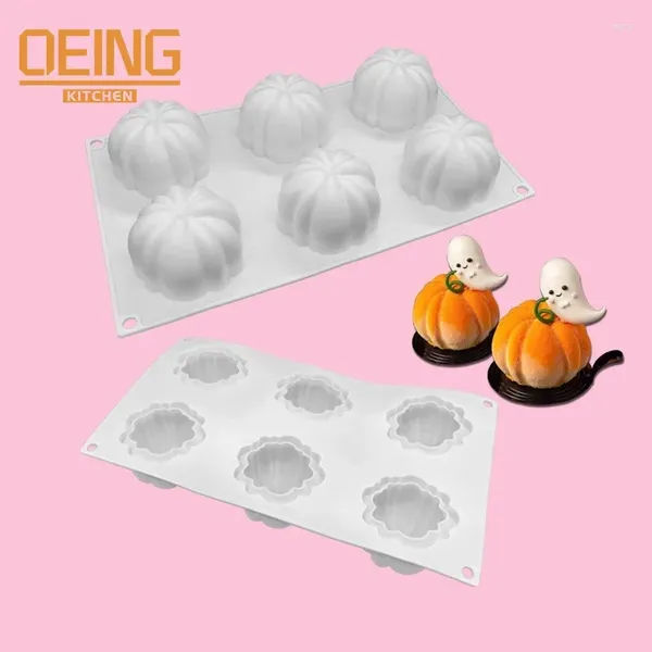 Moules de cuisson Halloween citrouille silicone gâteau moule pour chocolat mousse crème glacée gelée pudding dessert ustensiles de cuisson outils de décoration