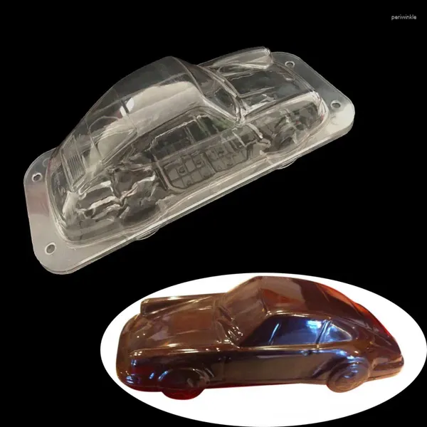 Moules de cuisson en plastique dur 3D voiture chocolat moule gelée bonbons moule bricolage outils faits à la main