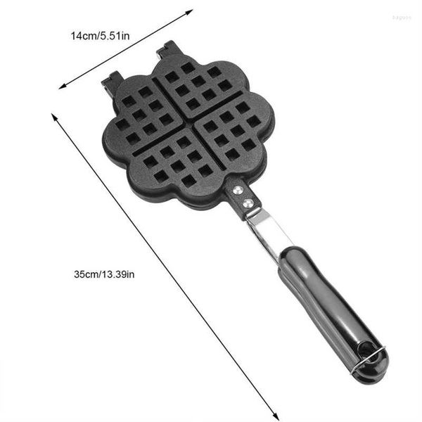 Moldes para hornear forma de corazón Cocina doméstica Gas sin palo fabricante de gafas Pan molde