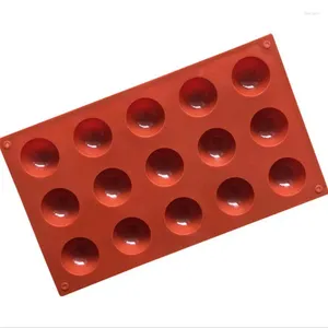 Bakvormen hemisfeer vorm siliconen 15 holes voedselkwaliteit accessoires chocolade candy mold bakeware keukengadgets