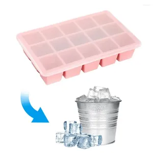 Bakvormen Hoogwaardige siliconen ijsvorm Easy Release Cube Tray Easy Release voor thuisbar Herbruikbaar
