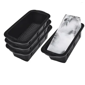 Moules à cuisson Moule de bloc de glace 4 Emballage 9,4 lb-Cubelles de glace pour plongeon à froid ou refroidisseurs