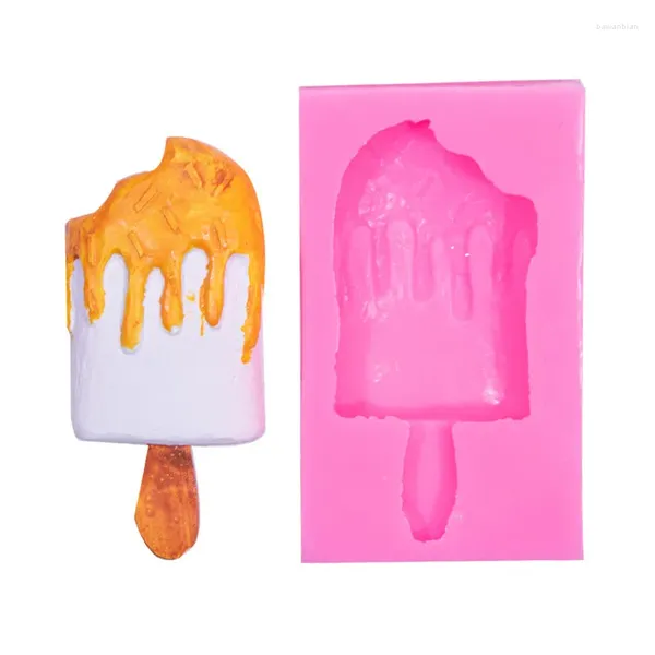 Moldes para hornear helado Lollipop forma de fondant molde de silicona gelatina budín de chocolate decoración de pastel de chocolate molde 15-1091