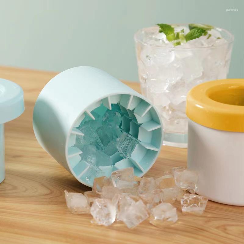 Baking Moulds Ice Maker Creative Design Bucket Beer Cup Mold Cubes Tray Food Grade Quickly Freeze Silicone