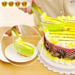 Moules de cuisson Couteau à gâteau intégré Coupe-pain Trancheuse Outils de pâtisserie en plastique de qualité alimentaire
