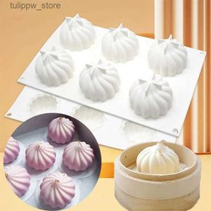 Moldes para hornear Cocina DIY Pastelería Pastel Dumpling Maker Chino Baozi Molde Para Hornear Pastelería Herramienta Al Vapor Relleno Bun Haciendo Molde Bun Maker L240319