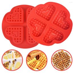 Bakvormen keukengereedschap deegschotel siliconen grote hartpudding schimmel cake pan wafel