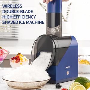 Bakvormen Keuken Draadloze elektrische sneeuwijsmachine Oplaadbare sneeuwvlokscheerapparaat DIY Smoothie-drankmaker