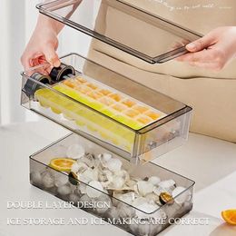 Moules de cuisson Boîte de stockage de glace de grande capacité pour réfrigérateur domestique - Fabrication de moule en treillis avec outils rotatifs