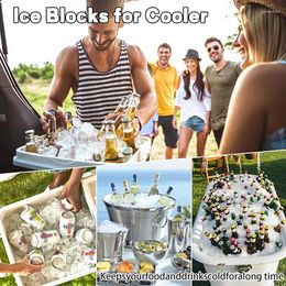 Baking Moulds Large Ice Block Mold For Bath Tub 8lb Extra Cube Molds Cold Plunge Chiller Silicone Big