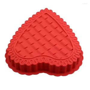 Bakvormen Liefde Hartvorm Siliconen 3D Cake Chocoladevorm Grote Mousse Vorm Pan Voor Gebak Dessert Gereedschap