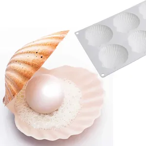Moules de cuisson Meibum Shell Pearl Silicone Cake Moules