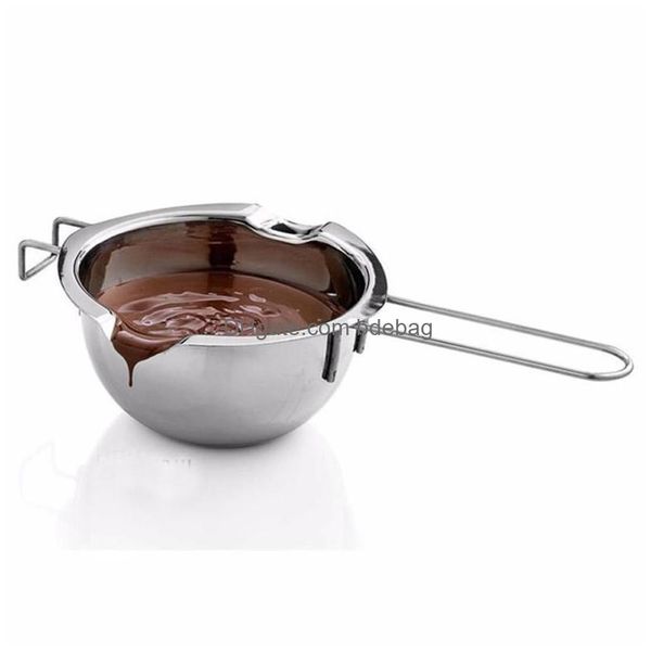 Moules De Cuisson Bol De Fusion Matériel En Acier Inoxydable 304 Mods De Cuisson Outil Usef Beurre De Chocolat Outils D'opération Simple Kit Pratique Dhqhl