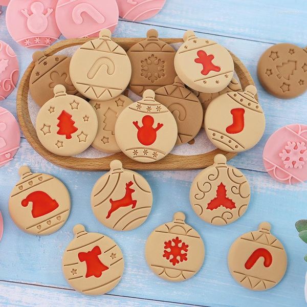 Moldes para hornear Merry Cortadores de galletas navideños SESTE ESTELLO DE FORMA MINI MINI FUNZAS 3D Accesorios de pastelería de molde de galletas