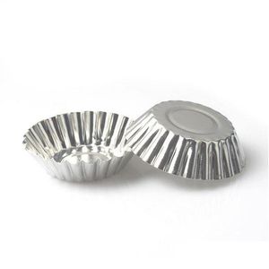Bakvormen mini wegwerpbloemstijl aluminium folie cupcake muffin cups ei taart cup schimmel kookvormen za4904 drop levering ho dh1in