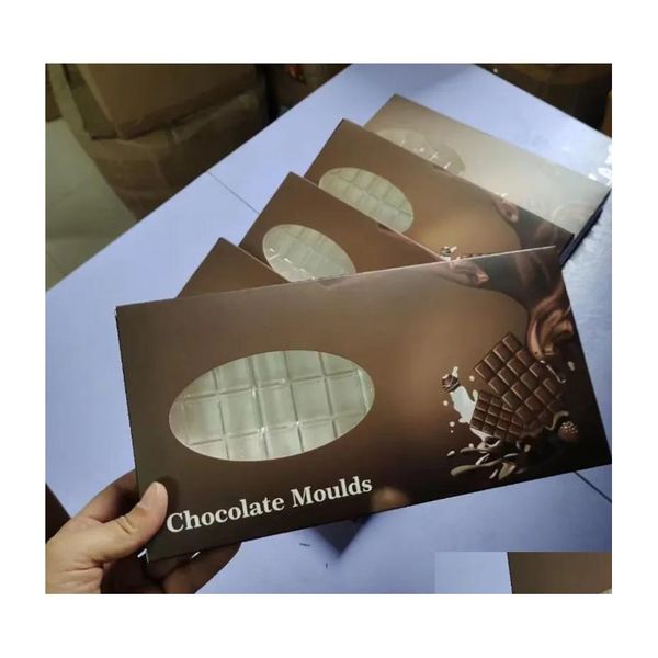 Moules De Cuisson Mods Bar Treillis Chocolat Moule Transparent En Plastique Dur Mod Bonbons Moules De Qualité Alimentaire Champignon One Up Emballage Polkadot Dhsyi