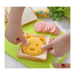 Bakvormen mods mods keuken ontbijtbeer sandwich schimmel brood broodje embosser cake tool diy huishouden accessoires drop levering hom dhba0