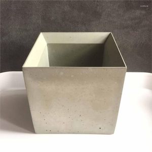 Bakvormen schimmel siliconen cement gewone penhouder vierkante potten vormen noordse wind geometrisch rubber prectief milieuvriendelijk