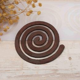 Moules à cuisson Mosquito-Repellent Encens Forme Silicone Moule de chocolat Swirls Circle Décoration de moule de transfert Cake Cake Top Demotation