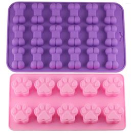 Bakvormen mujiang puppyhond en botijsbakken siliconen huisdier behandelen mallen soap chocolade jelly snoep schimmel cake decoreren