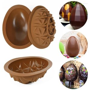 Moules de cuisson multi-styles 3d Pâques Egg Silicone Moule de chocolat Mousse bricolage Moule de la cuisine