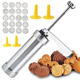Bakvormen multifunctionele aluminium cookie maker press kit handleiding churros machine koekje pistool gereedschap set