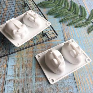 Bakvormen varkensmodellering siliconenvormen mallen cake 3d mousse diy decoratieve pudding jelly cartoon