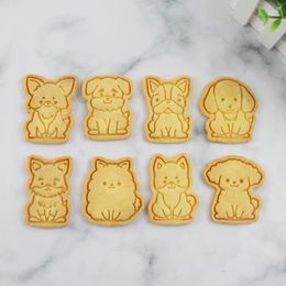 Bakvormen Plastic Cookie Cutter DIY Cartoon Biscuit Mould 3D Cutters Biscoito Mould Cake Decorating Tool